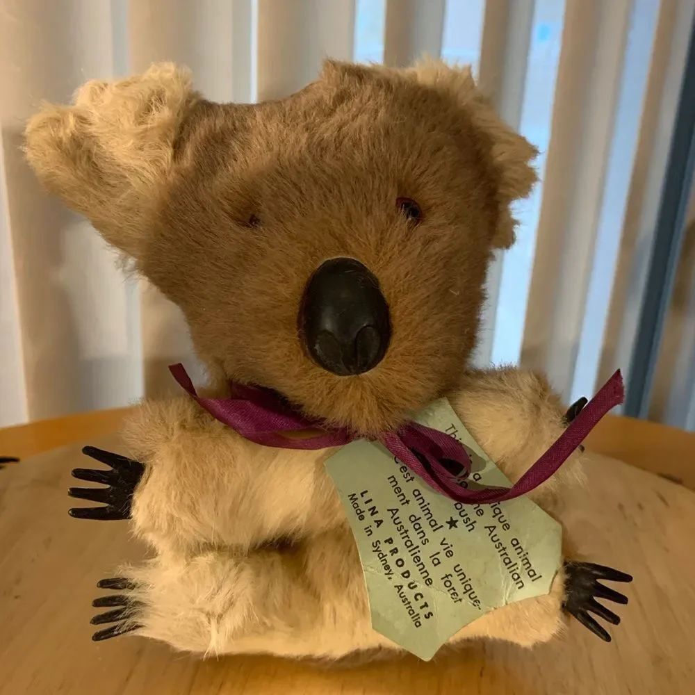 Lina Products Koala Bears Vintage 2 With Attached Tags Set 3 Australia Native - Picture 11 of 16